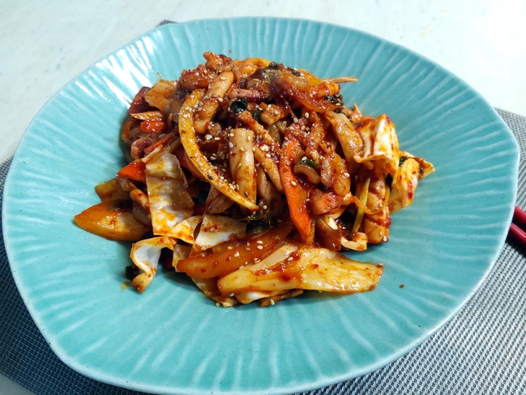  오징어요리:: 생생정보통 맛집에 나왔던 물 안생기는 오징어볶음 황금 레시피