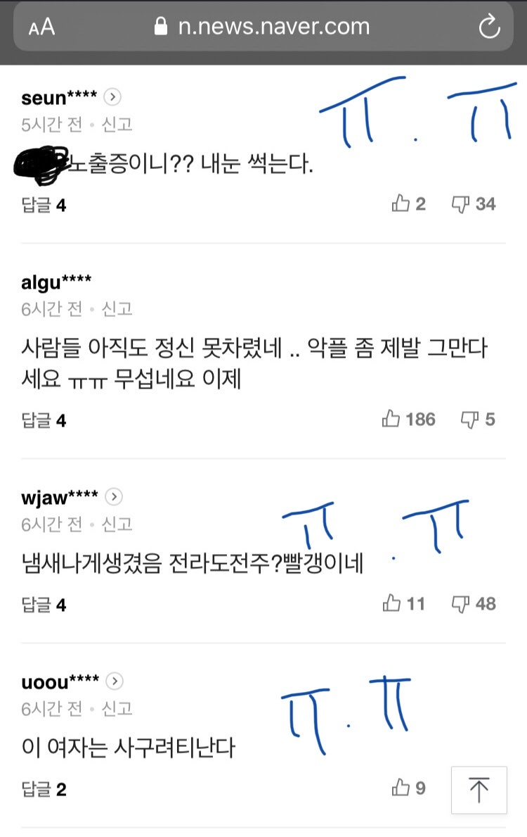 악플의 기준... 악플러의 기준...? : 네이버 블로그