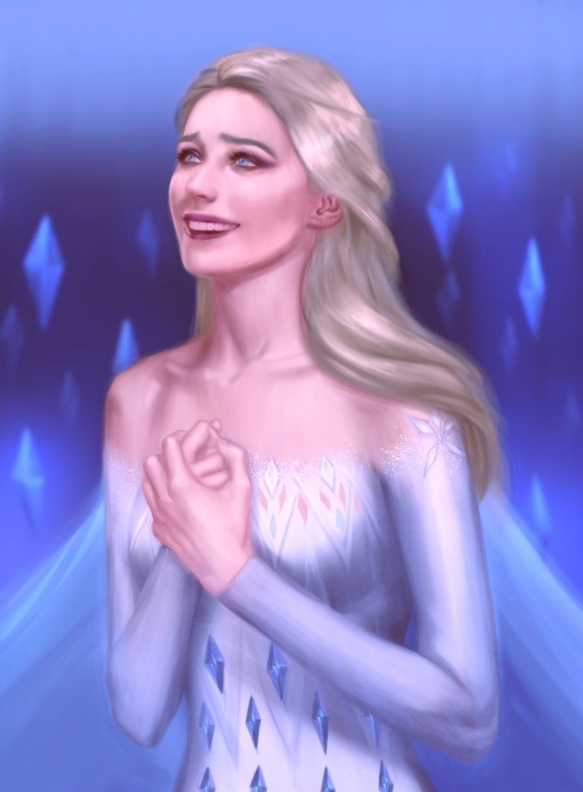 팬 아트 디즈니 겨울왕국