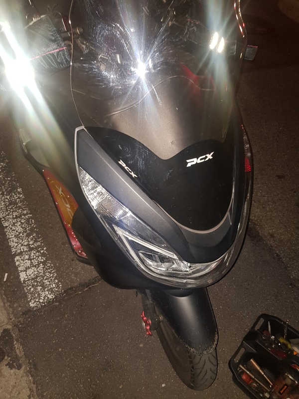 공릉동 오토바이출장수리 pcx125배터리 교체