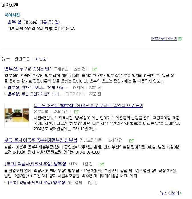 빙부상(다른 사람의 장인의 상사(죽음)을 이르는말), 발롱도르 메시,손흥민 22위