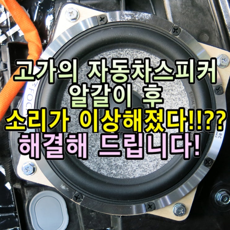  올뉴카니발 크렐오디오 알갈이 후 불만족스런 소리는 헬릭스 psix로 해결!