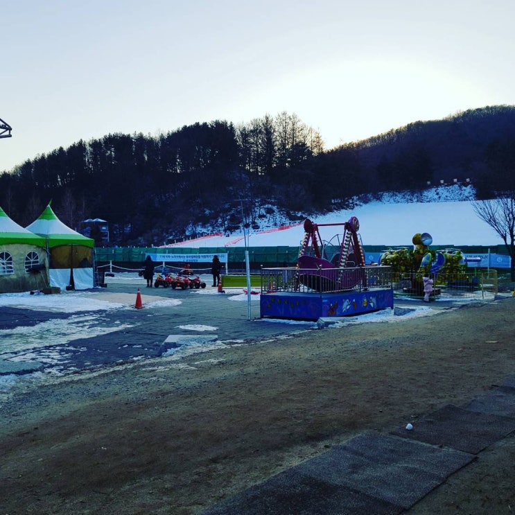  양평 한화리조트 눈썰매장 오픈 예정