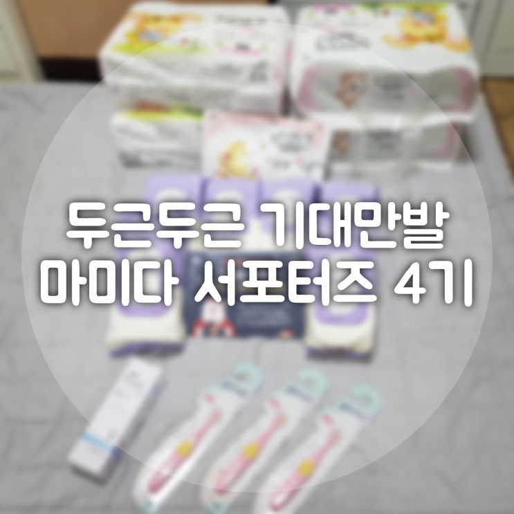  나비잠 기저귀추천 마미다서포터즈가 되다