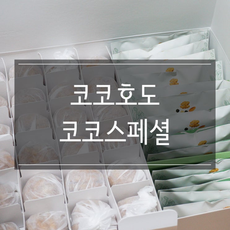 선물용 호두과자 &lt;코코호도 코코스페셜&gt; 알찬 구성에 맛도 좋아요