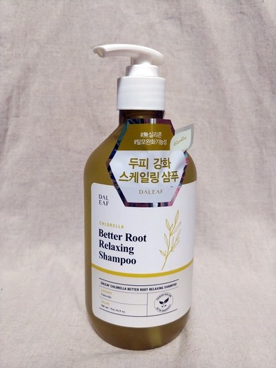  [달리프 클로렐라 베러 루트 릴렉싱 샴푸] 두피의 건강함을 더한 탈모케어샴푸 !!