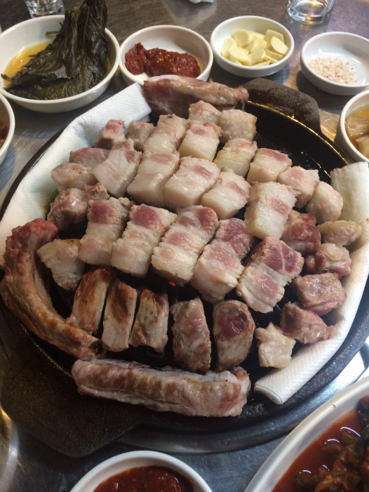  비주얼 깡패 돼지생갈비 맛집 성정동 구암생갈비 / 천안식후감