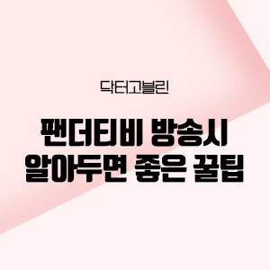 판다티비 팬더티비 방송시 알아두면 좋은 꿀팁 : 네이버 블로그