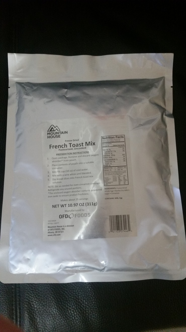  MOUNTAIN HOUSE French Toast Mix