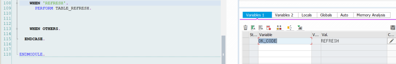 [SAP ABAP] CL_GUI_CFW=>SET_NEW_OK_CODE : 네이버 블로그