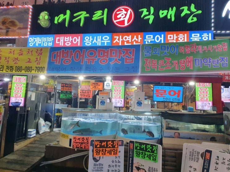  [안산 고잔동 머구리!!]겨울 재철회 대방어!!!안산 고잔동 맛집! 해산물 맛집!!겨울 재철 음식 먹고, 힘내기!!쫄깃쫄깃 대방어 맛집