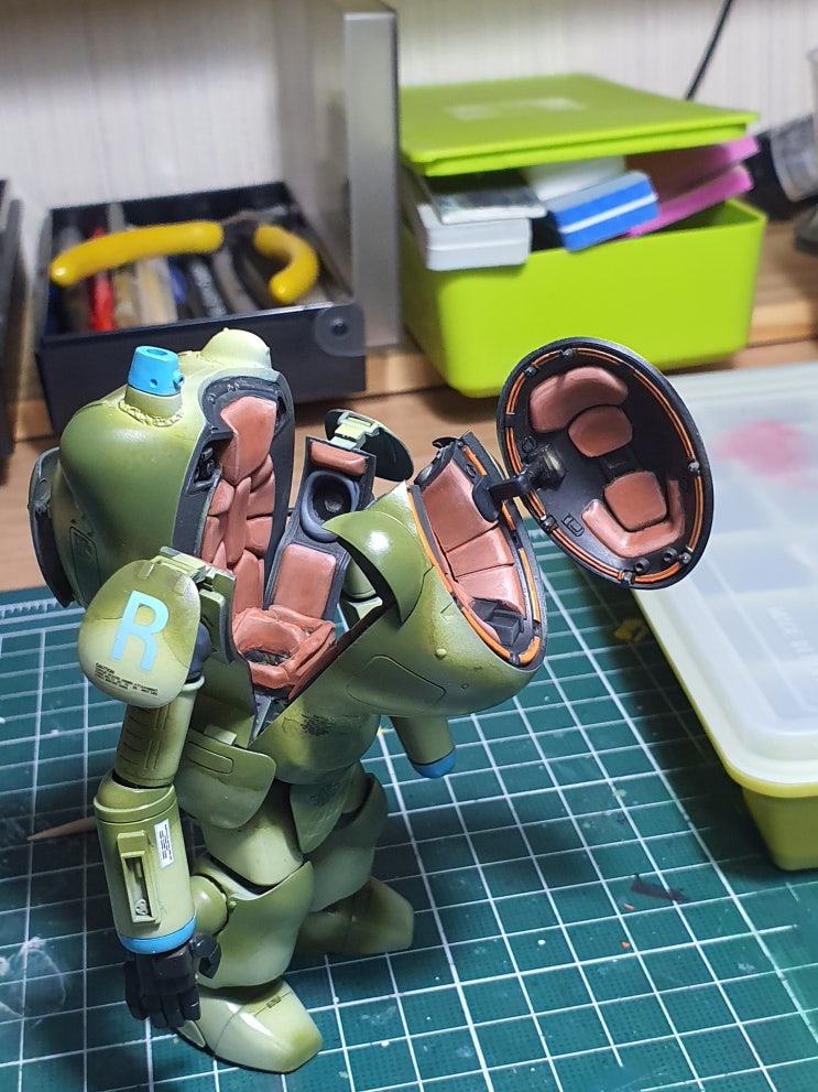  1/20 Ma.K S.A.F.S 랩터(raptor) with brick works figure-2