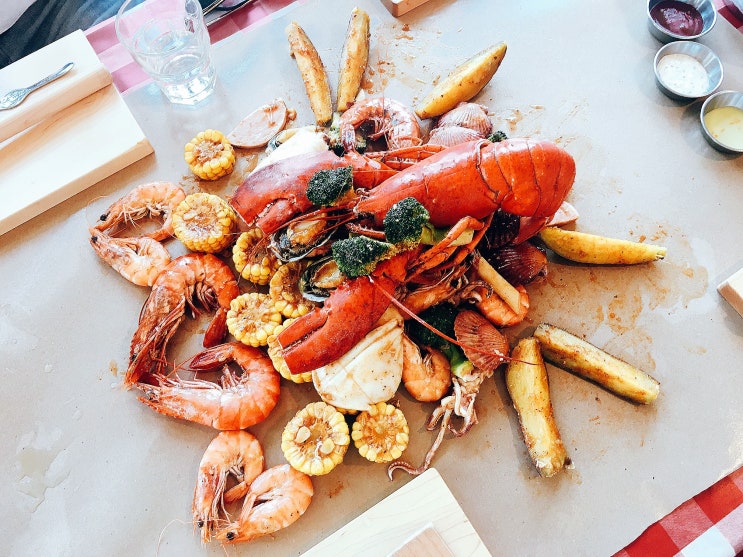 [제주] 애월 핫플레이스 : Crab Jack 해물요리전문 크랩잭, 너무좋아 (+ 뷰, 분위기, 노래)