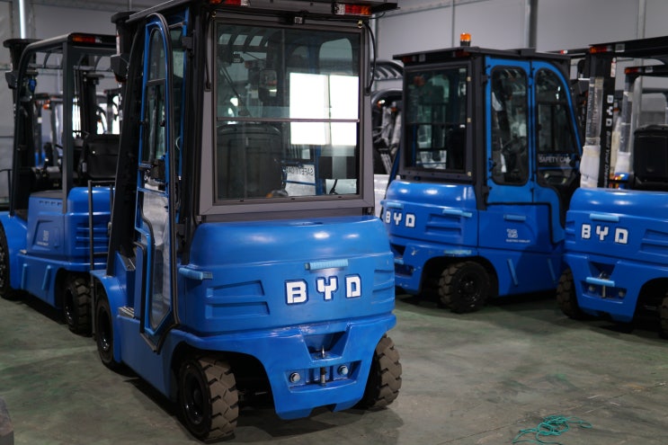  BYD 전동지게차 전시차량 특별할인 이벤트!