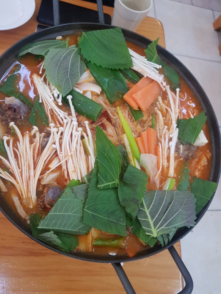  곱창전골은 할매순대국집에서!
