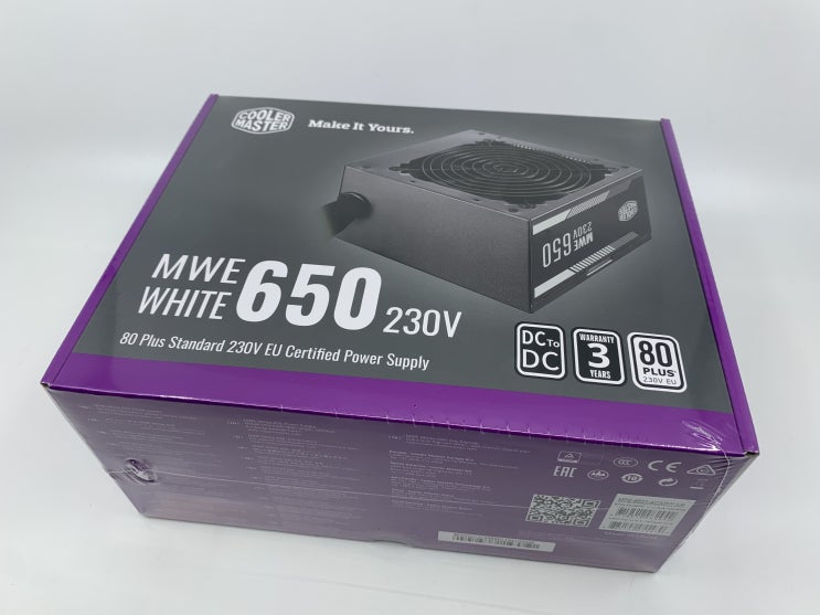 쿨러마스터 MWE 650 White 230V V2 리뷰
