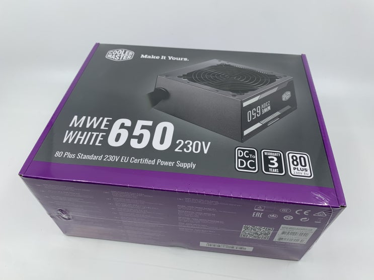  쿨러마스터 MWE 650 White 230V V2 리뷰