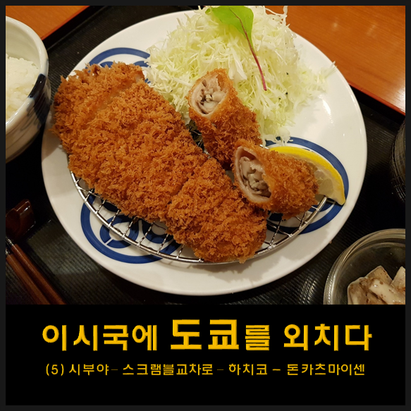  나홀로 도쿄 여행 - 5 (시부야/스크램블교차로 명당/하치코동상/돈카츠마이센)