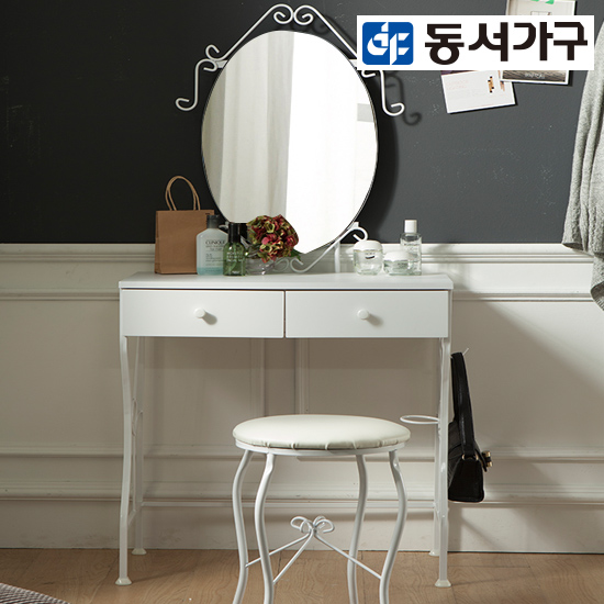 [동서가구/착불] OM 로망스 화이트 서랍화장대DFAC4531