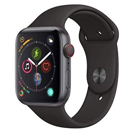 [아마존베스트]Apple Watch Series 4 (GPS + Cellular) (Renewed) (Black Sport 44mm) PROD4900014612