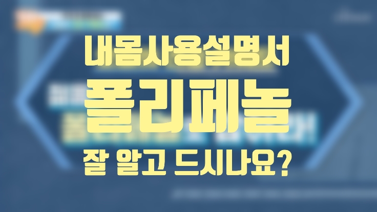 내몸사용설명서279회/ 폴리페놀효능/ 감/카카오