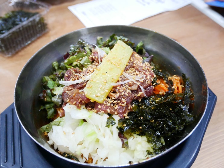  익산 육회비빔밥 진미식당 맛은 글쎄
