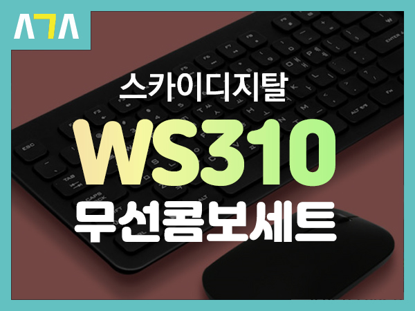 스카이디지탈 WS310 무선 키보드 마우스 콤보