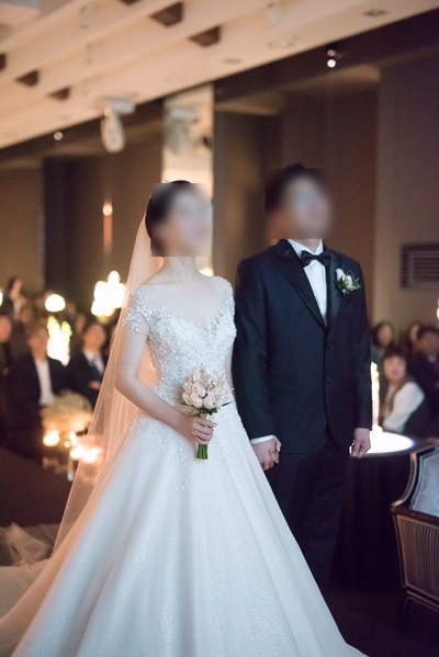 [부케] 본식 부케(라노비아) 후기 4 홀에서의 부케 - 다이렉트 결혼준비