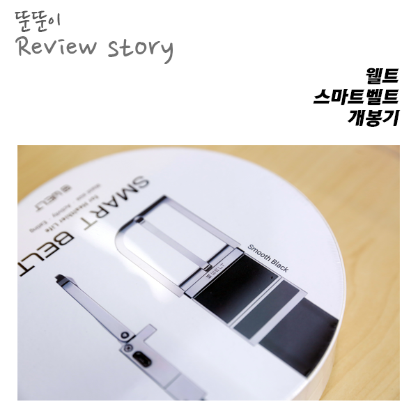  체험단으로 이번엔 살좀빼자! 웰트 스마트벨트 _ 개봉기