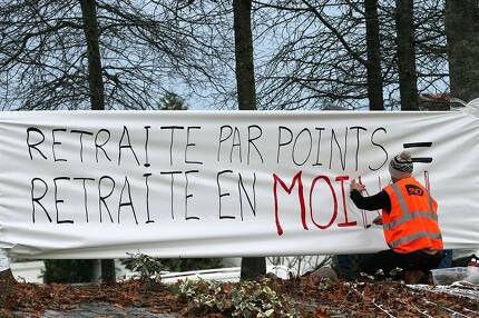 프랑스 노동자들이 연금 개혁에 반대하는 이유