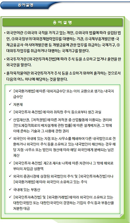 외국인투자기업 - 외국인투자의 방법