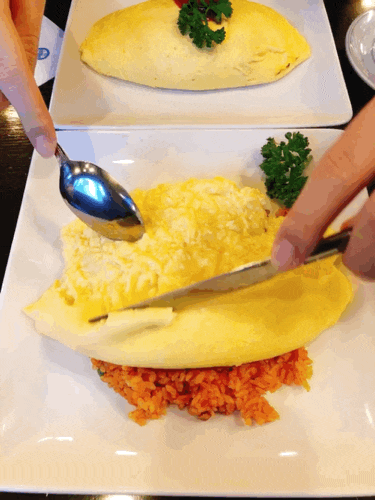  도쿄맛집추천 - 원조 오므라이스 / 타이메이켄 본점 탄포포