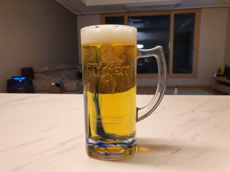  타이거맥주 전용잔 세트 득템했습니다!