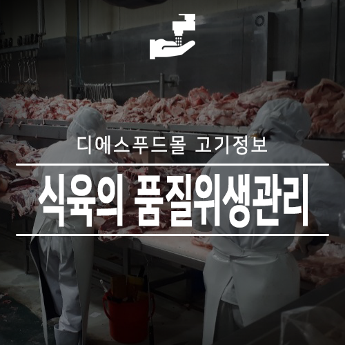  [디에스푸드몰 고기정보]식육의 품질위생 관리