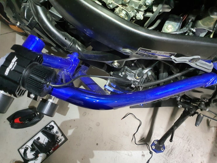  GSX-S750 2019 - 안개등 장착 001