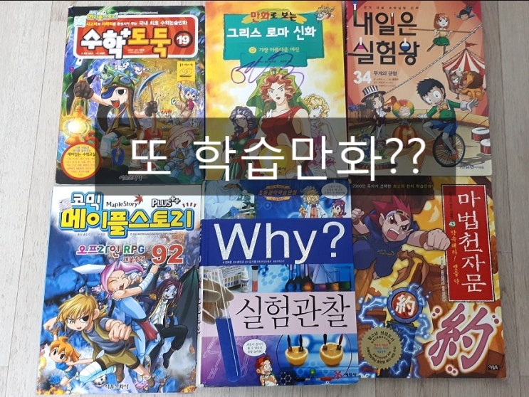  아이가 학습만화만 좋아하면 안 되나요?
