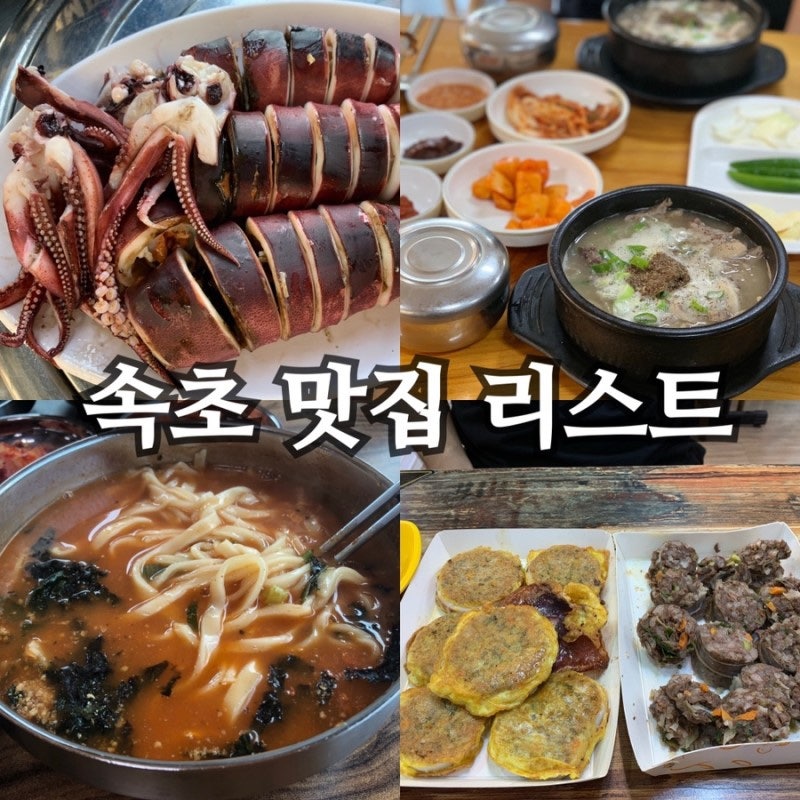 속초 현지인의 진짜 맛집, 대포항, 대포대게