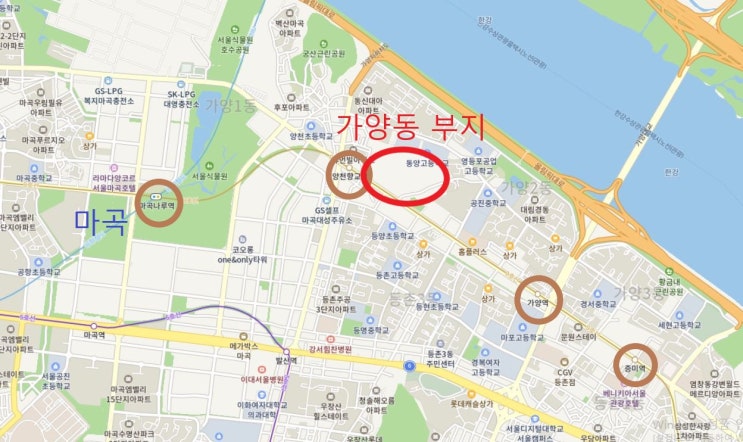  마곡 옆 가양동 부지(CJ 공장) 코엑스처럼 개발  / 누구나 와서 놀 수 있는 복합공간으로...