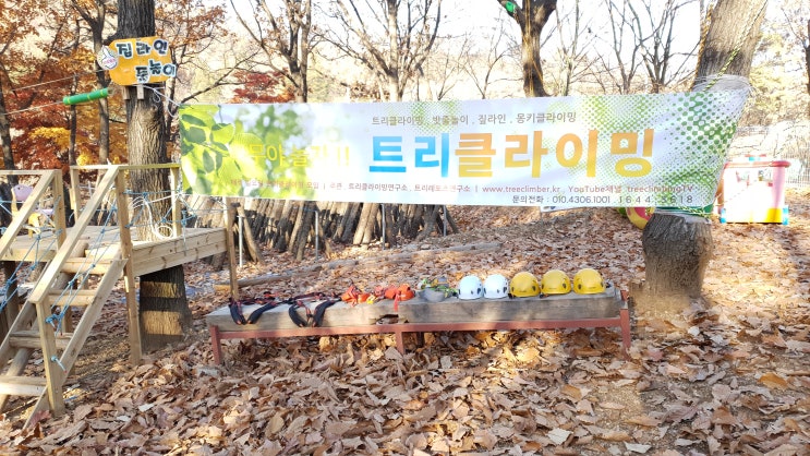  신나는 유치원 아이들의 짚라인[트리클라이밍] 연구소