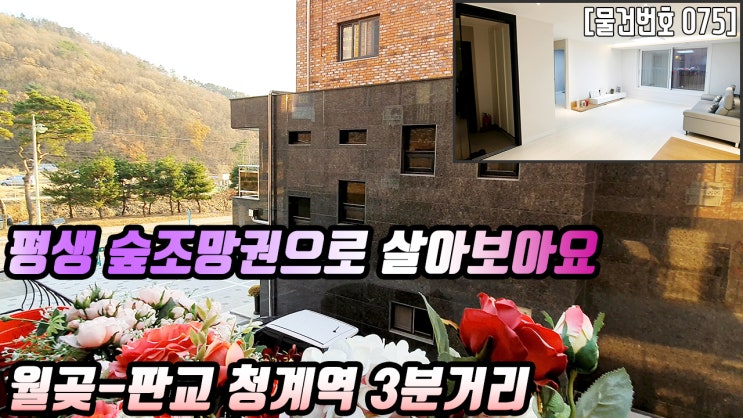  의왕신축빌라청계역 3분거리 32평 4억대 방들이 큰집 더조은집TV