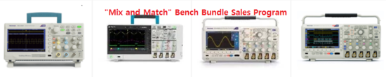  Tektronix  “Mix and Match” Bench Bundle Sales Program  