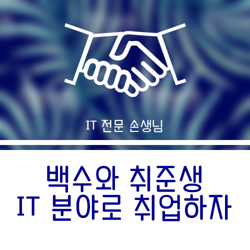  백수와 취준생 IT 준비해서 취업 준비는 그만하고 취직하자