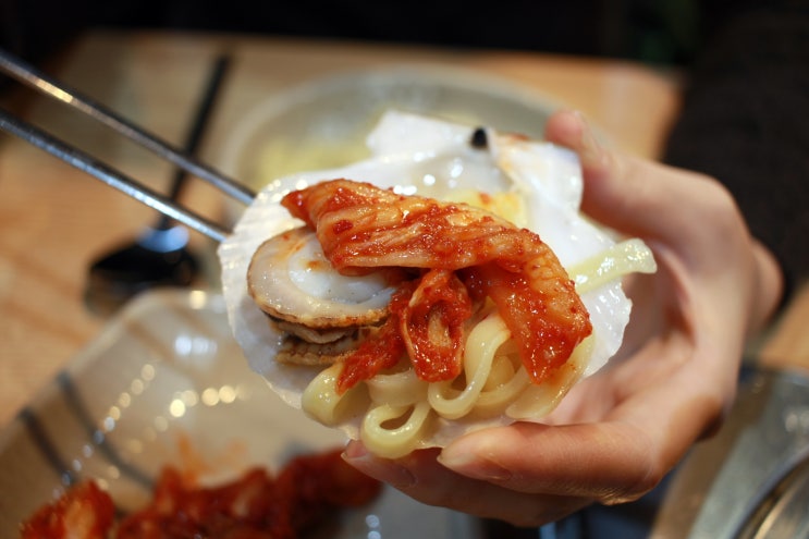  [김포 사우동맛집]  연안포차 가리비칼국수 시원한 칼국수에 살살 녹는 부추찌짐이