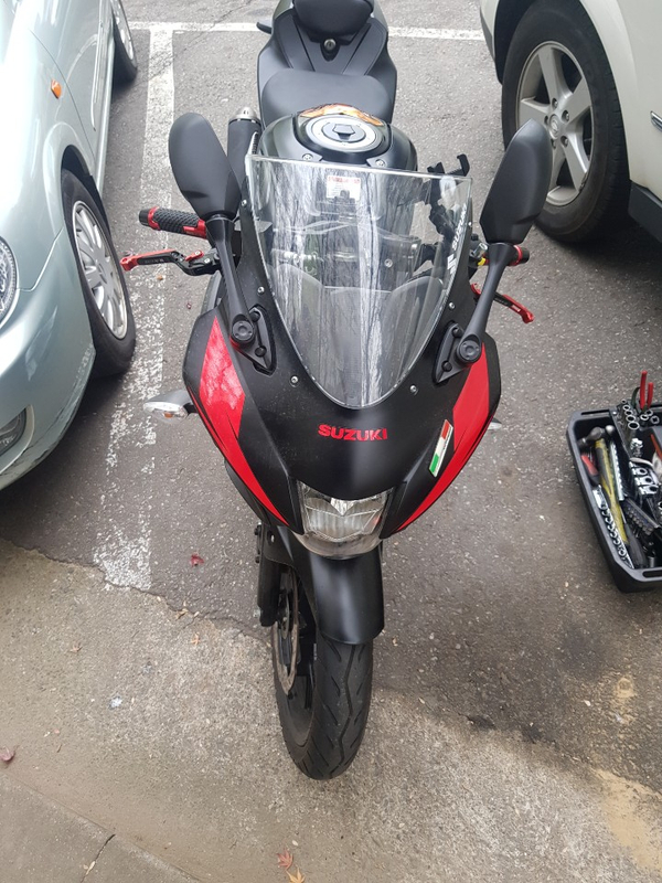  화계동 오토바이출장수리 스즈키gsx-r125배터리 교체