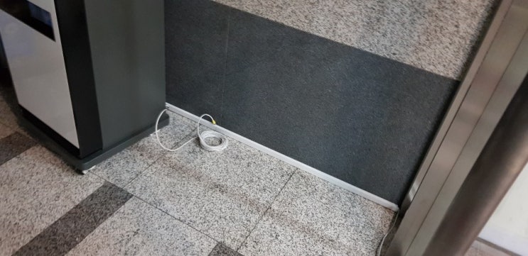  구내식당 천장작업 랜공사