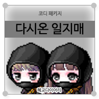  [KMS 캐시] 메이플스토리 코디 패키지 : 다시온 일지매