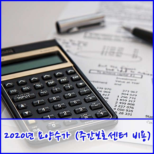  [파주삼성재활주간보호센터] 2020년도 요양수가 (데이케어센터비용.가격)