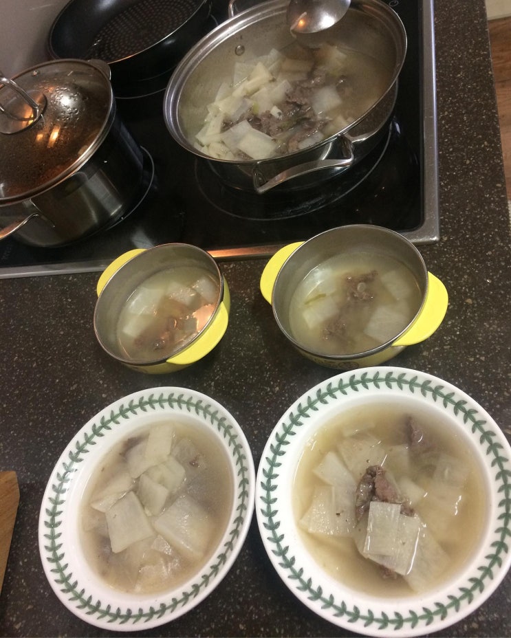 백종원 레시피로 소고기무국을 끓여보다 / 슬쌍디아빠