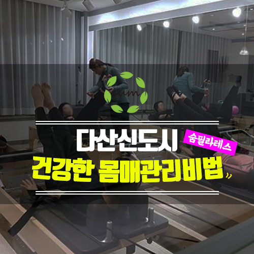  건강한 몸매 관리비법 [다산 필라테스] 숨필라테스와 함께하세요!