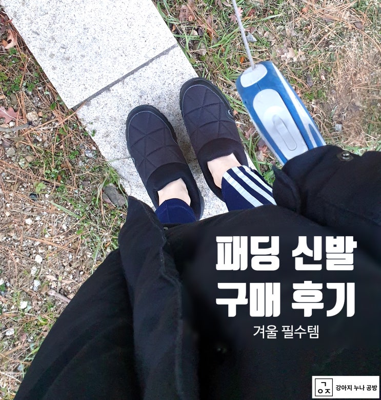  리얼후기 ) 추운 겨울 필수템! < 패딩 신발 > 강아지 산책에 최고!